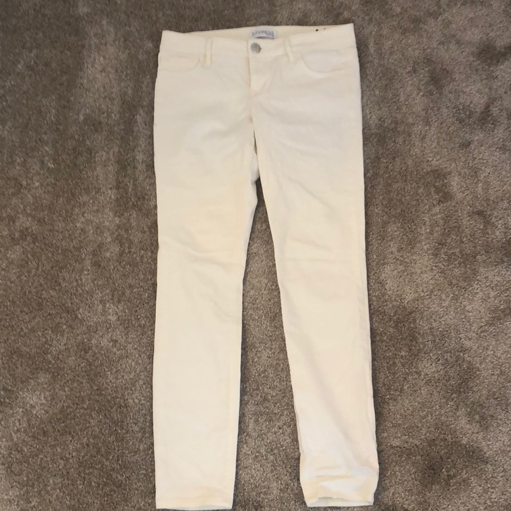 EUC Express 2s white jeans